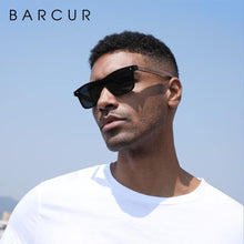 Load image into Gallery viewer, BARCUR Wood Sunglasses Natural Black Walnut Men&#39;s Sunglasses - Sunglass Associates