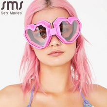 Load image into Gallery viewer, SMS Heart Shaped Goggle Women&#39;s Sunglasses - Sunglass Associates
