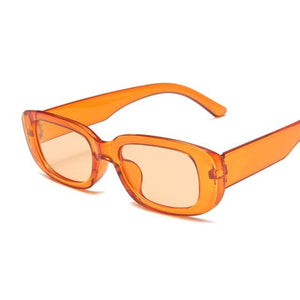 Women's Vintage Retro Rectangle UV400 Sunglasses - Sunglass Associates