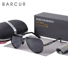 Load image into Gallery viewer, BARCUR Polarized Men&#39;s Pilot Sunglasses - Sunglass Associates