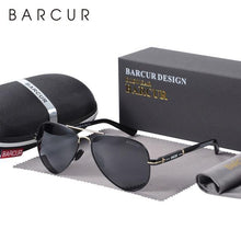 Load image into Gallery viewer, BARCUR Polarized Men&#39;s Pilot Sunglasses - Sunglass Associates