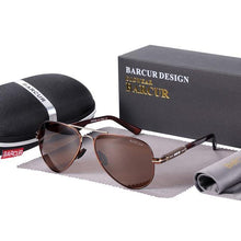 Load image into Gallery viewer, BARCUR Polarized Men&#39;s Pilot Sunglasses - Sunglass Associates