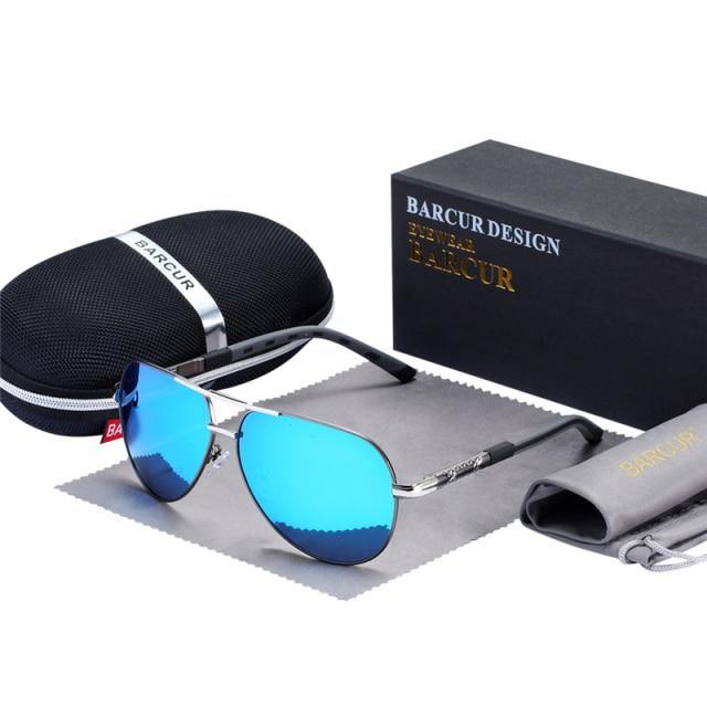 BARCUR Aluminum Vintage Men's Sunglasses - Sunglass Associates