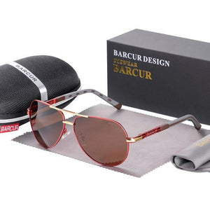 BARCUR Aluminum Vintage Men's Sunglasses - Sunglass Associates