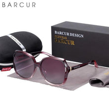 Load image into Gallery viewer, BARCUR Oversize TR90 Women&#39;s UV400 Sunglasses - Sunglass Associates