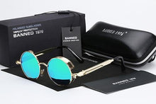 Load image into Gallery viewer, BANNED 1976 HD Polarized Round Metal Men&#39;s UV400 Sunglasses - Sunglass Associates