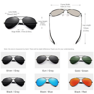 KINGSEVEN Aviation Alloy Frame Sunglasses - Sunglass Associates