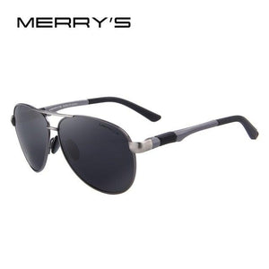 MERRYS DESIGN Men Classic Pilot Sunglasses - Sunglass Associates