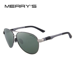 MERRYS DESIGN Men Classic Pilot Sunglasses - Sunglass Associates