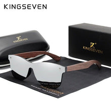 Load image into Gallery viewer, KINGSEVEN Luxury Walnut Wood Sunglasses - Sunglass Associates