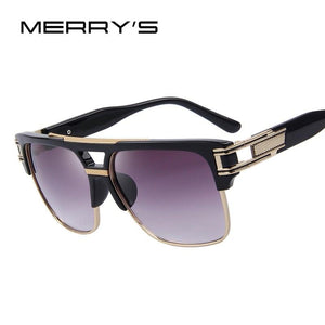 MERRYS DESIGN Men's Luxury Square Sunglasses - Sunglass Associates